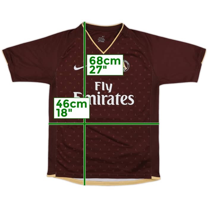 2006-07 Paris Saint-Germain Away Shirt - 9/10 - (L.Boys)
