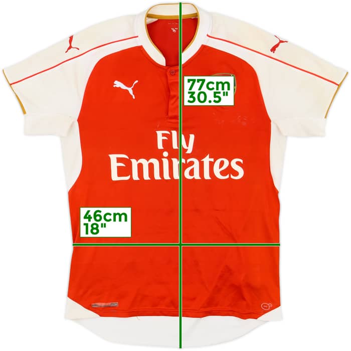2015-16 Arsenal Home Shirt - 5/10 - (M)