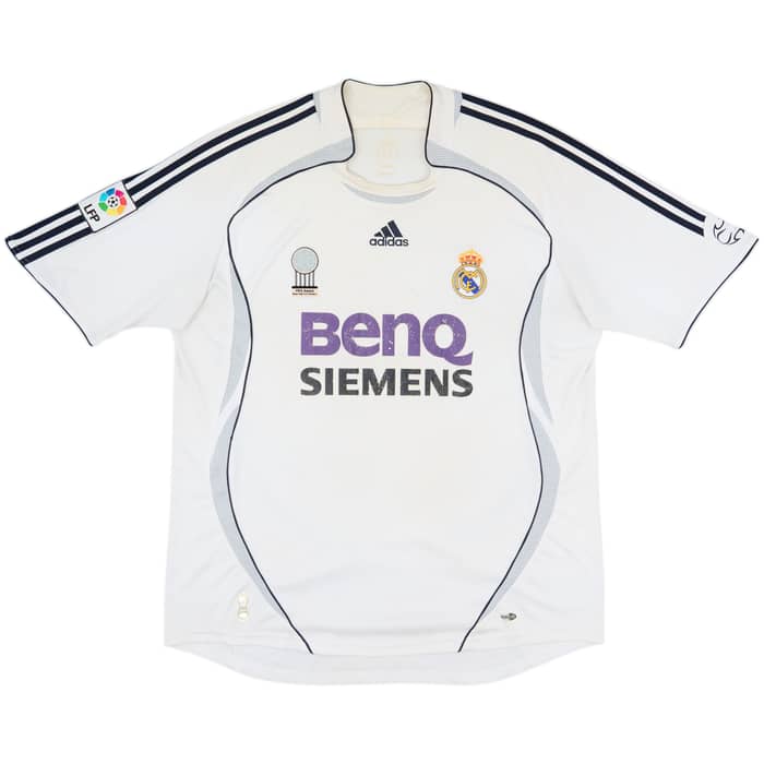 2006-07 Real Madrid Home Shirt - 4/10 - (XL)