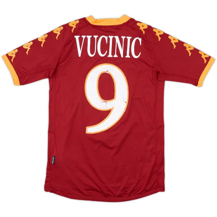 2010-11 Roma Home Shirt Vucinic #9 - 6/10 - (L.Boys)