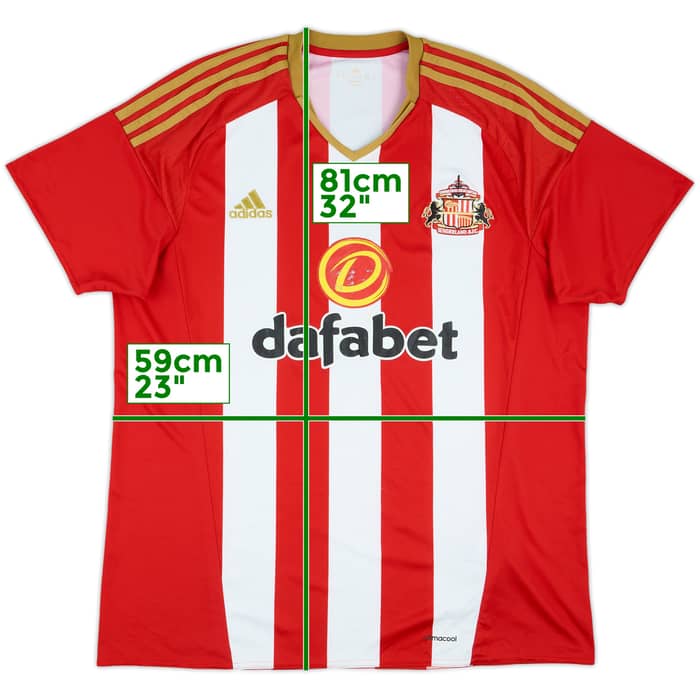 2016-17 Sunderland Home Shirt - 6/10 - (XL)