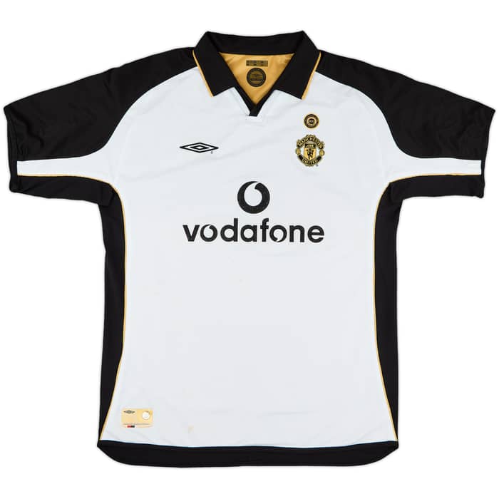 2001-02 Manchester United Centenary Away/Third Shirt Beckham #7 - 4/10 - (XL)