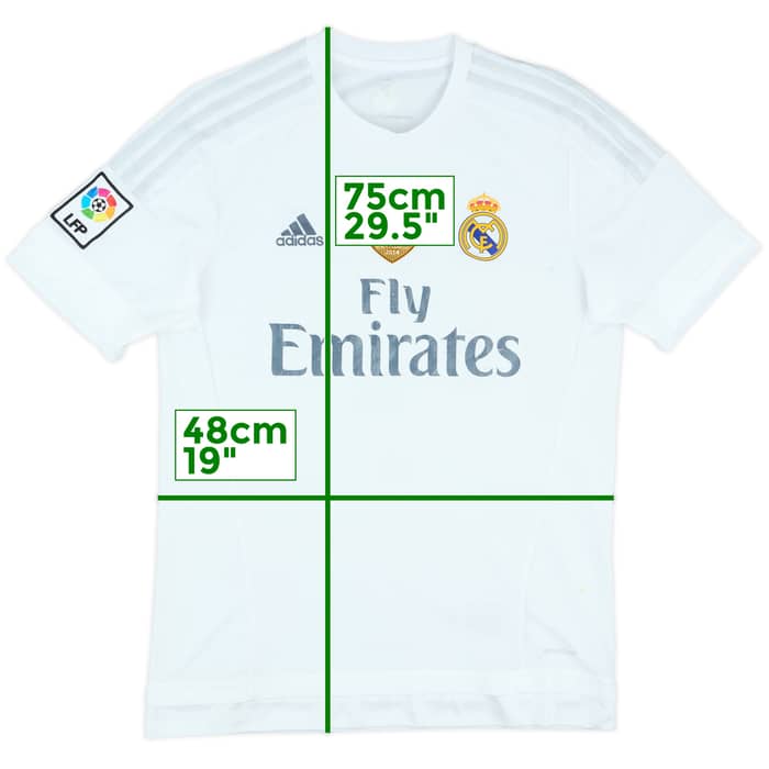 2015-16 Real Madrid Home Shirt - 5/10 - (M)