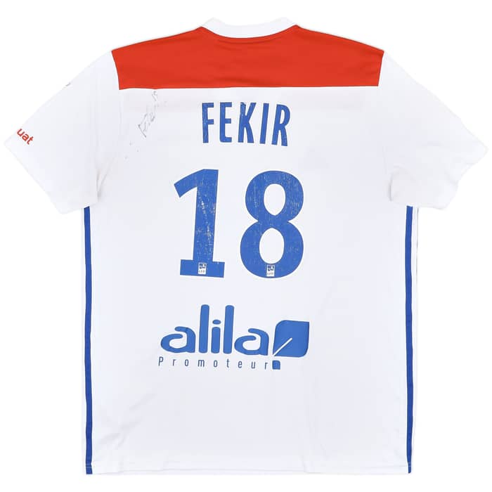 2018-19 Lyon Signed Home Shirt Fekir #18 - 5/10 - (XL)