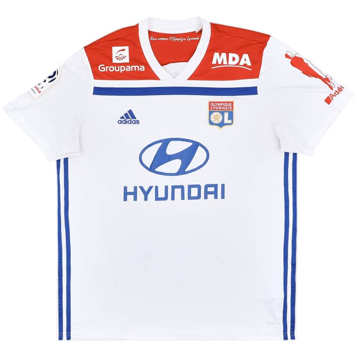 2018-19 Lyon Signed Home Shirt Fekir #18 - 5/10 - (XL)
