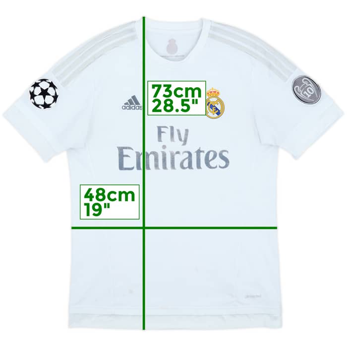 2015-16 Real Madrid Home Shirt - 4/10 - (M)