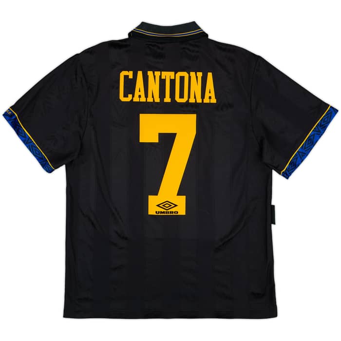 1993-95 Manchester United Away Shirt Cantona #7 - 9/10 - (M)