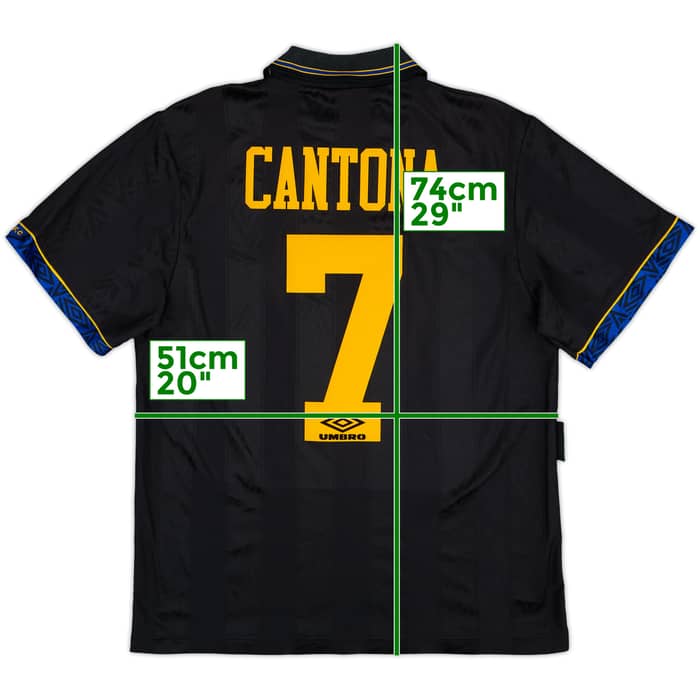 1993-95 Manchester United Away Shirt Cantona #7 - 9/10 - (M)