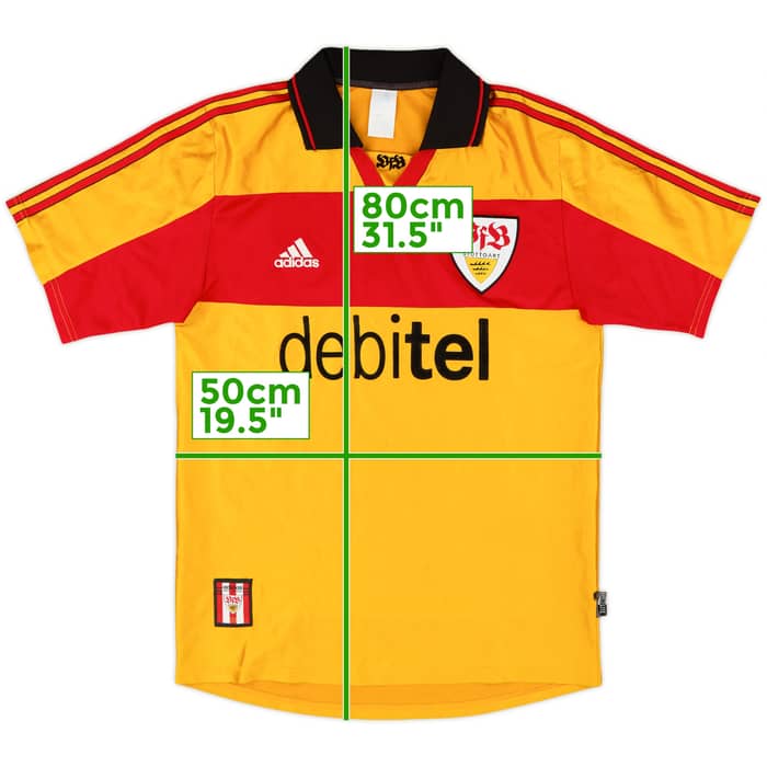 2000-01 Stuttgart Away Shirt - 8/10 - (S)