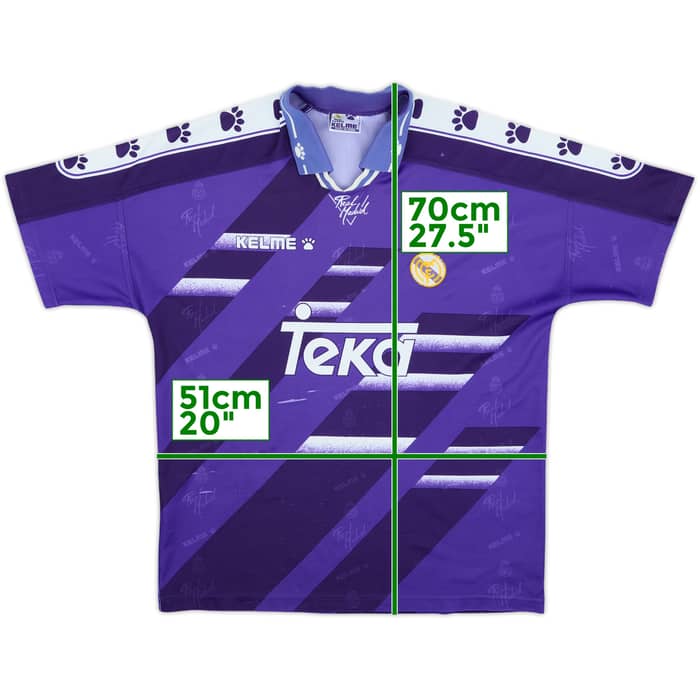 1994-96 Real Madrid Away Shirt - 6/10 - (M)