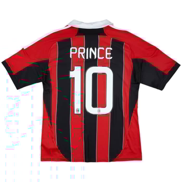 2012-13 AC Milan Home Shirt Prince #12 - 6/10 - (M)