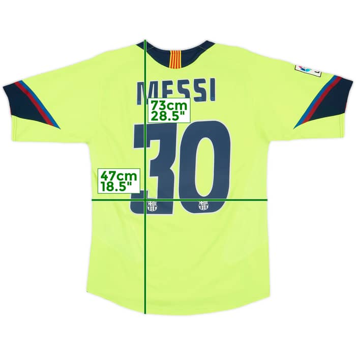 2005-06 Barcelona Away Shirt Messi #30 - 8/10 - (S)