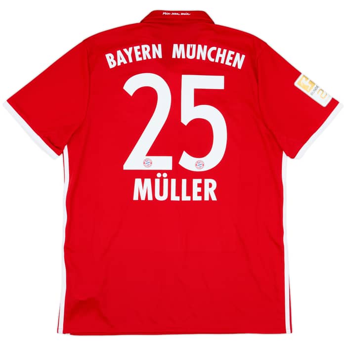 2016-17 Bayern Munich Home Shirt Muller #25 - 8/10 - (L)