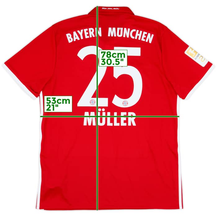 2016-17 Bayern Munich Home Shirt Muller #25 - 8/10 - (L)