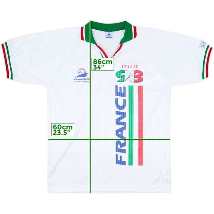 1998 Italy World Cup Training Shirt - 9/10 - (L/XL)
