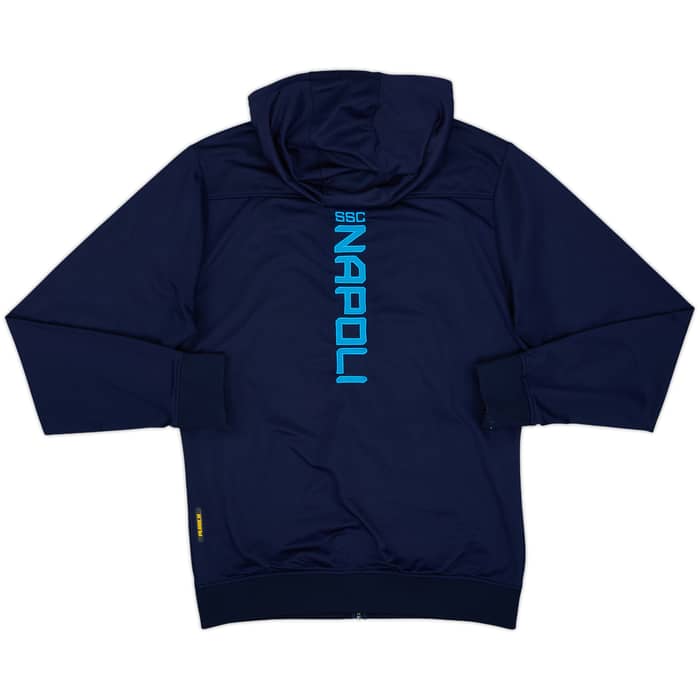 2015-16 Napoli Macron Hooded Track Jacket - 5/10 - (L)