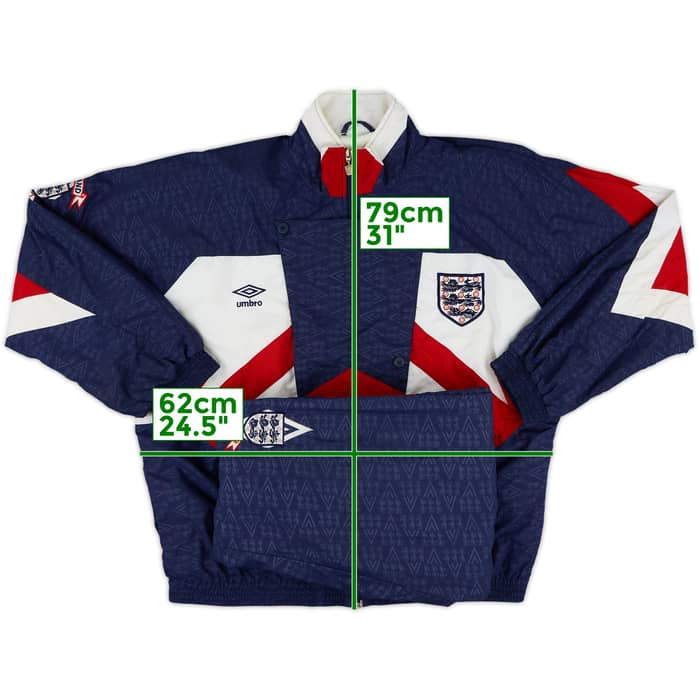 1990-92 England Umbro Tracksuit - 9/10 - (XL)