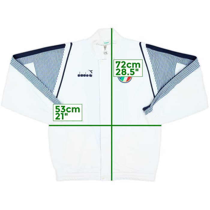 1988-90 Italy Diadora Track Jacket - 9/10 - (M)