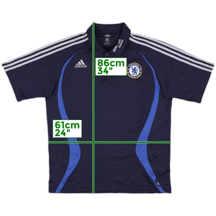 2006-07 Chelsea adidas Polo Shirt - 8/10 - (XL)