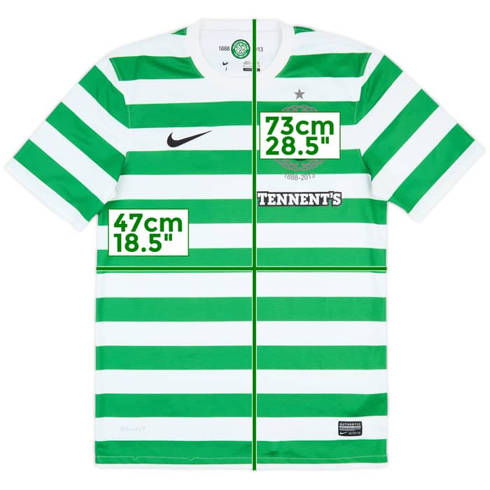 2012-13 Celtic '125th Anniversary' Home Shirt - 9/10 - (S)