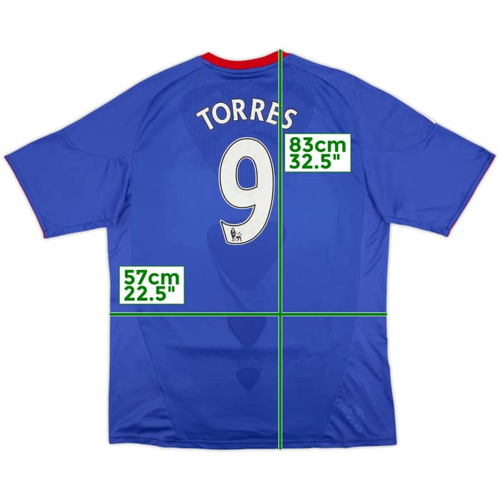 2010-11 Chelsea Home Shirt Torres #9 - 7/10 - (XL)