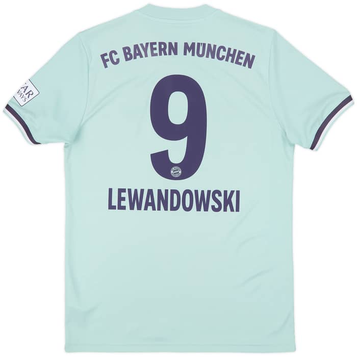 2018-19 Bayern Munich Away Shirt Lewandowski #9 - 9/10 - (M)
