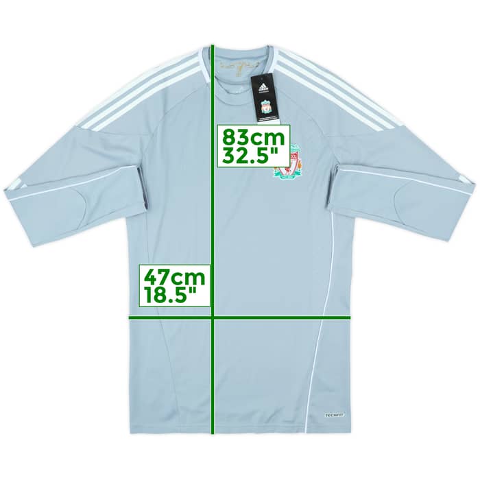 2010-12 Liverpool Player Issue TechFit GK Shirt (XL)