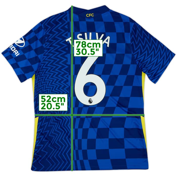 2021-22 Chelsea Home Shirt T.Silva #6 - 9/10 - (L)