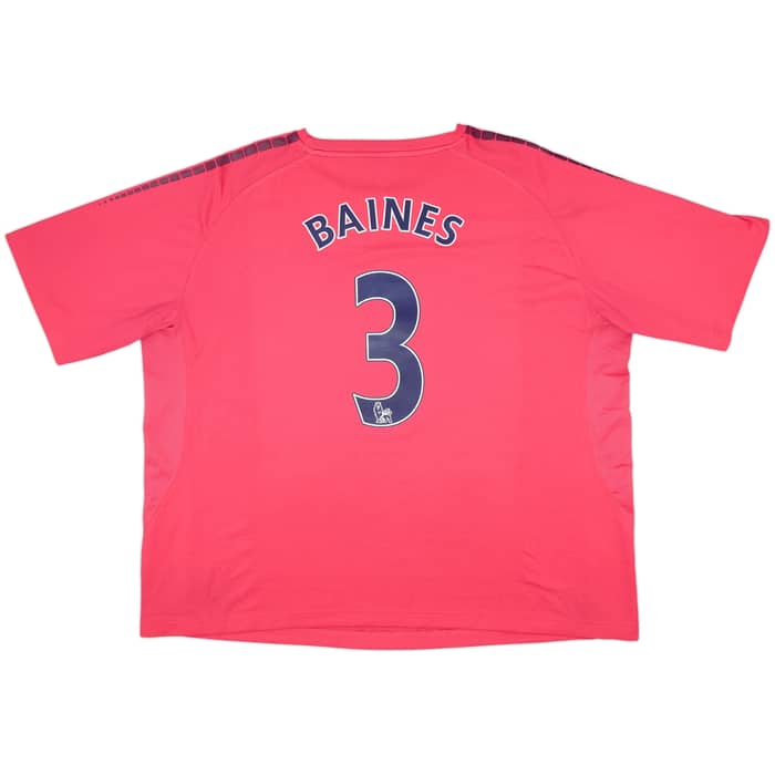 2010-11 Everton Away Shirt Baines #3 - 9/10 - (3XL)