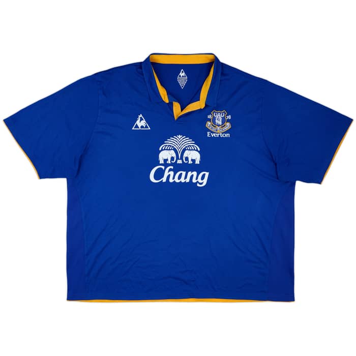 2011-12 Everton Home Shirt Baines #3 - 6/10 - (4XL)