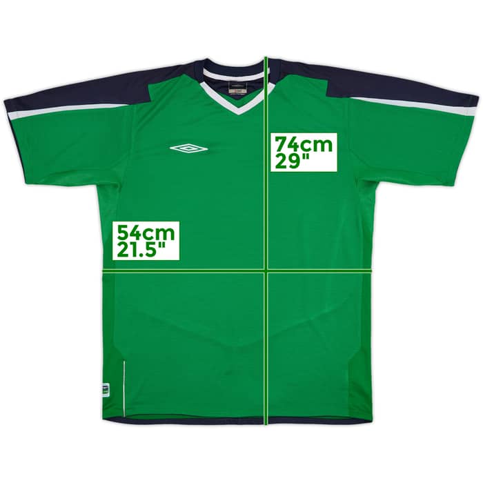 2004-05 Northern Ireland Home Shirt - 8/10 - (L)