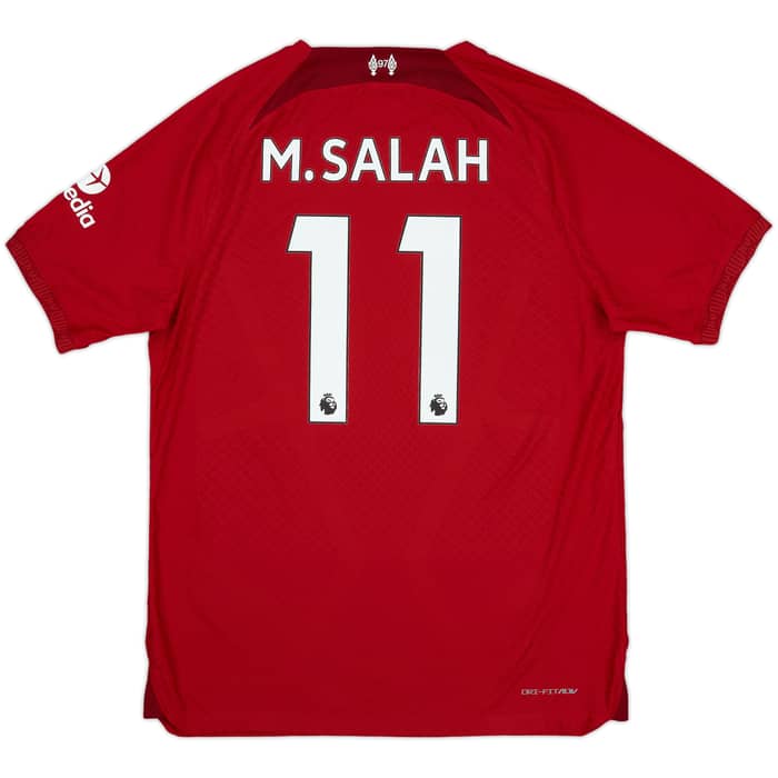 2022-23 Liverpool Authentic Home Shirt M.Salah #11 - 10/10 - (L)