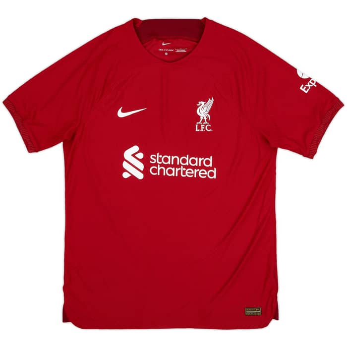2022-23 Liverpool Authentic Home Shirt M.Salah #11 - 10/10 - (L)