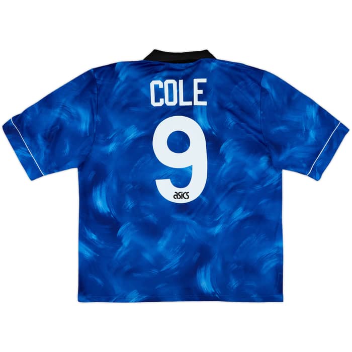1993-95 Newcastle Away Shirt Cole #9 - 9/10 - (XL)