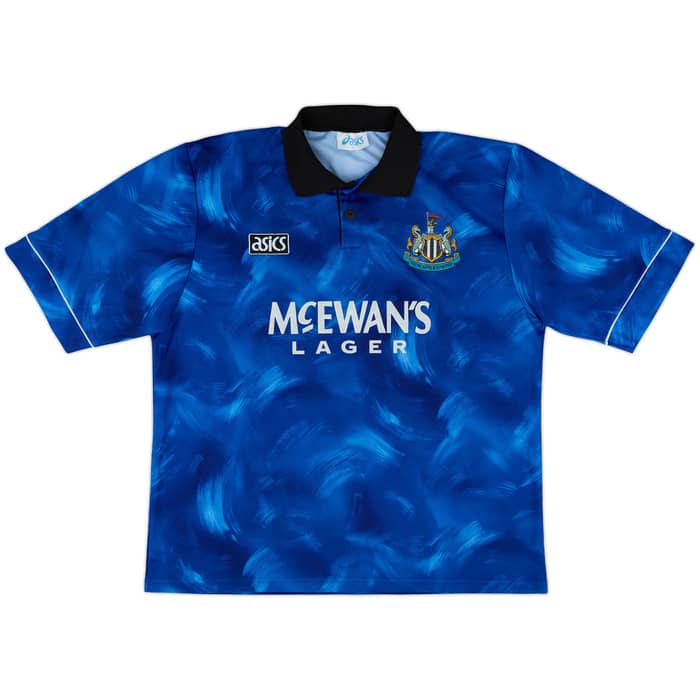 1993-95 Newcastle Away Shirt Cole #9 - 9/10 - (XL)
