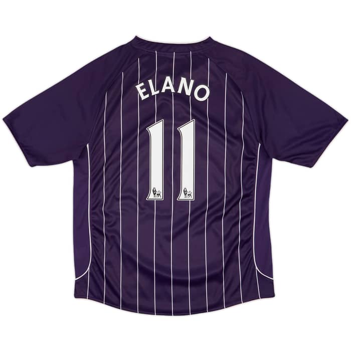 2007-08 Manchester City Away Shirt Elano #11 - 7/10 - (L)