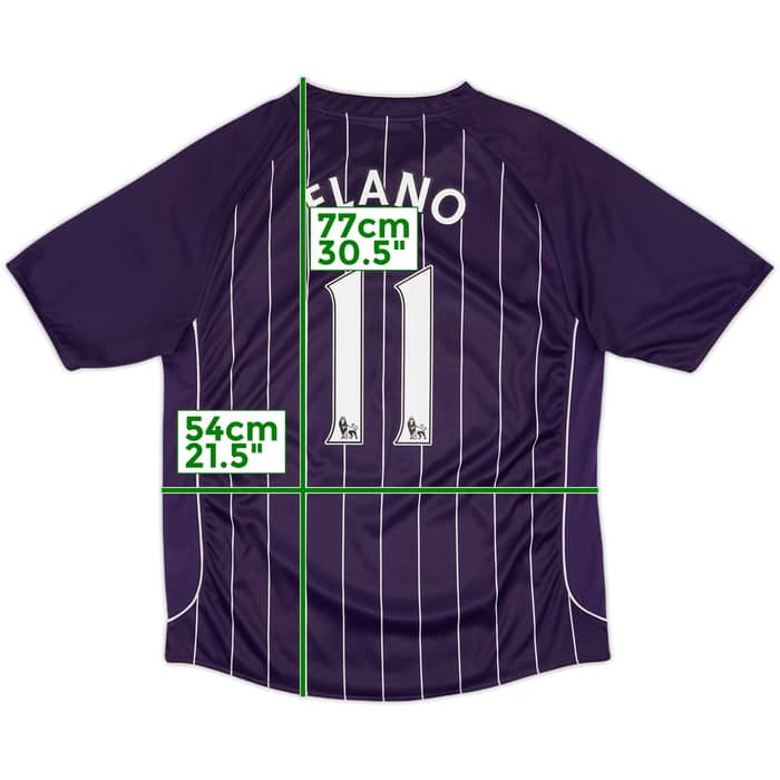 2007-08 Manchester City Away Shirt Elano #11 - 7/10 - (L)