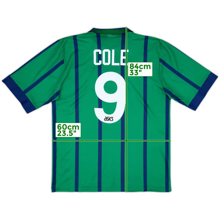 1994-95 Newcastle Third Shirt Cole #9 - 8/10 - (XL)