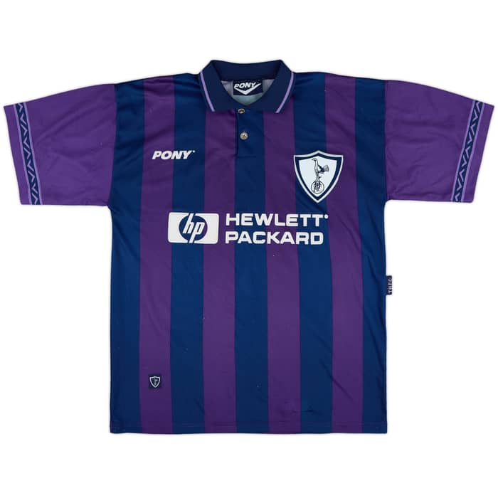 1995-97 Tottenham Away Shirt Sheringham #10 - 9/10 - (M)