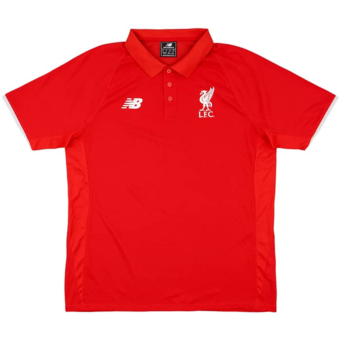 2015-16 Liverpool New Balance Polo Shirt - 8/10 - (XL)