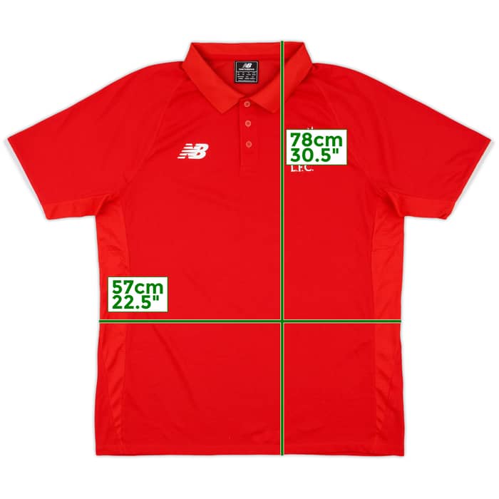 2015-16 Liverpool New Balance Polo Shirt - 8/10 - (XL)