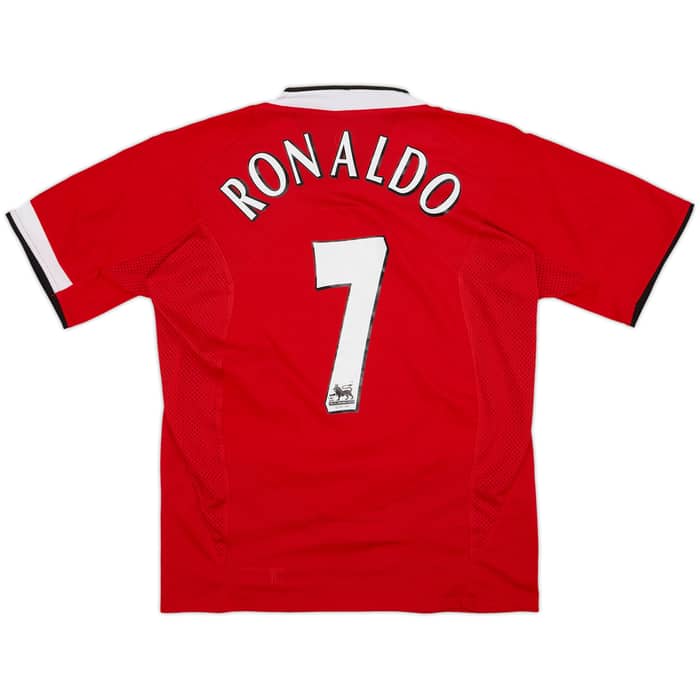 2004-06 Manchester United Home Shirt Ronaldo #7 - 8/10 - (S)