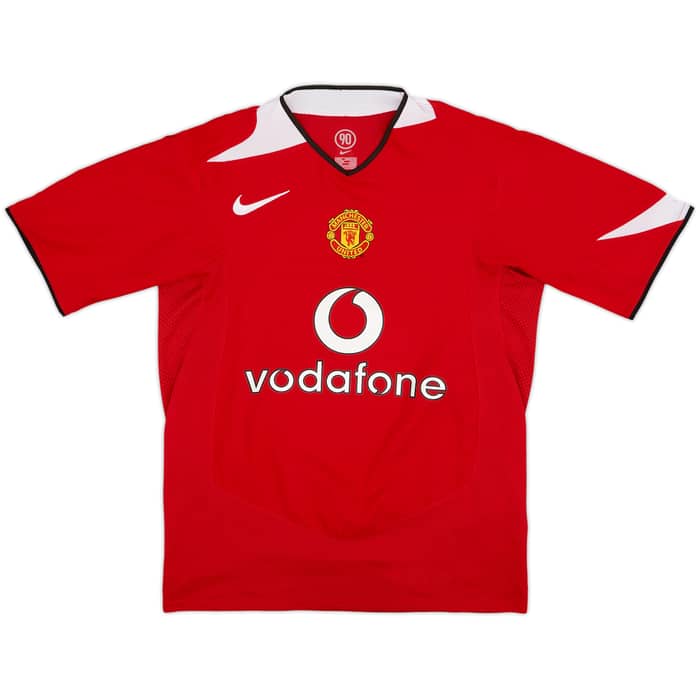 2004-06 Manchester United Home Shirt Ronaldo #7 - 8/10 - (S)