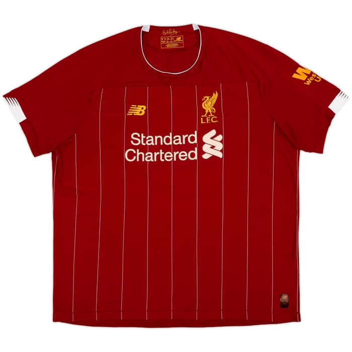 2019-20 Liverpool Home Shirt Virgil #4 - 8/10 - (XXL)