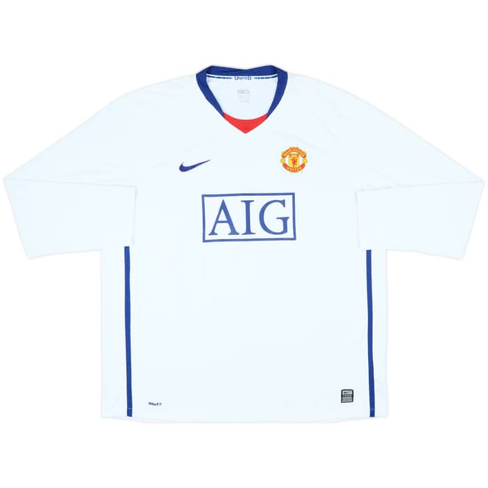 2008-10 Manchester United Away L/S Shirt Ronaldo #7 - 8/10 - (XXL)