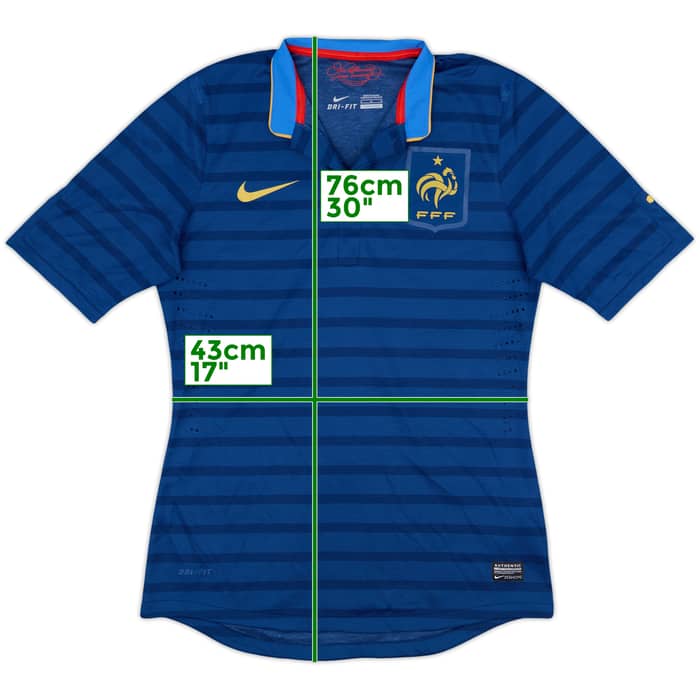 2012-13 France Player Issue Home Shirt - 8/10 - (M)