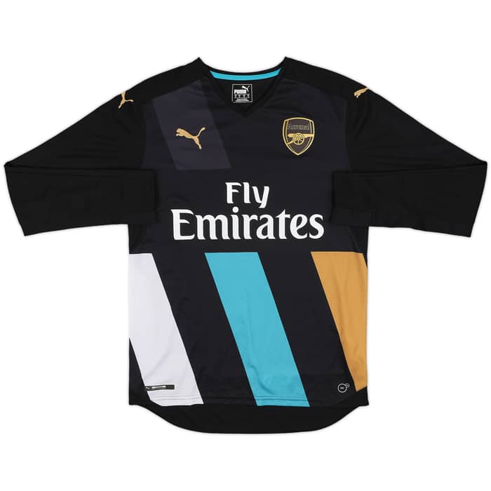 2015-16 Arsenal Third L/S Shirt Walcott#14 - 8/10 - (S)