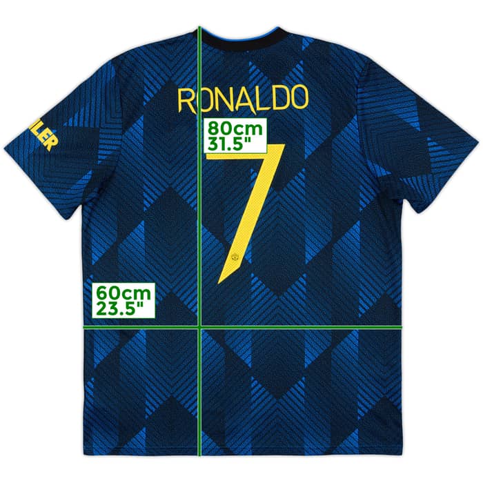2021-22 Manchester United Third Shirt Ronaldo #7 - 10/10 - (XL)