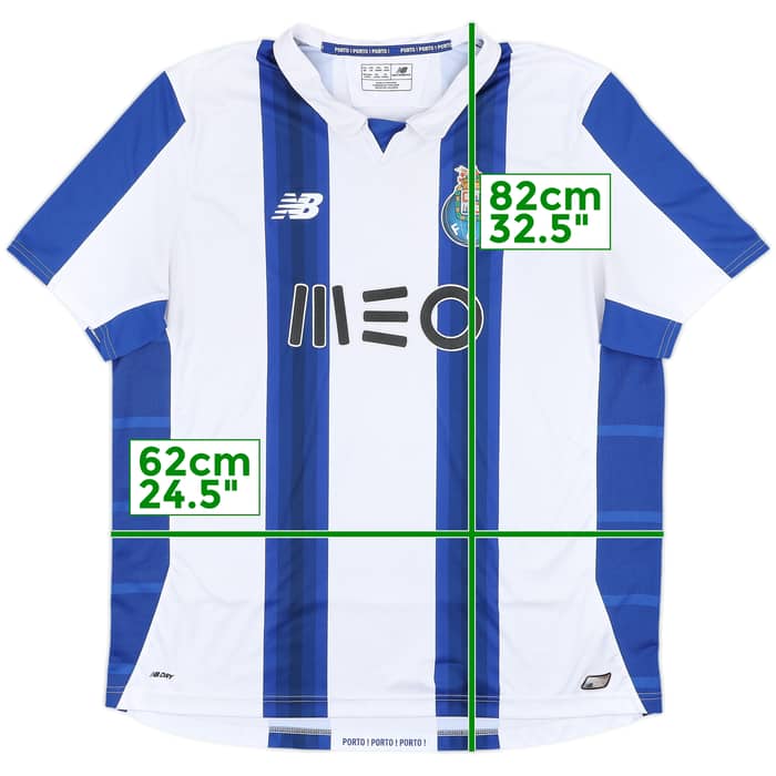2016-17 Porto Home Shirt - 8/10 - (XXL)