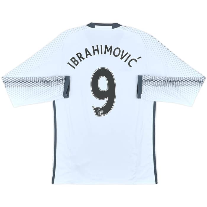 2016-17 Manchester United Third L/S Shirt Ibrahimovic #9 - 9/10 - (M)